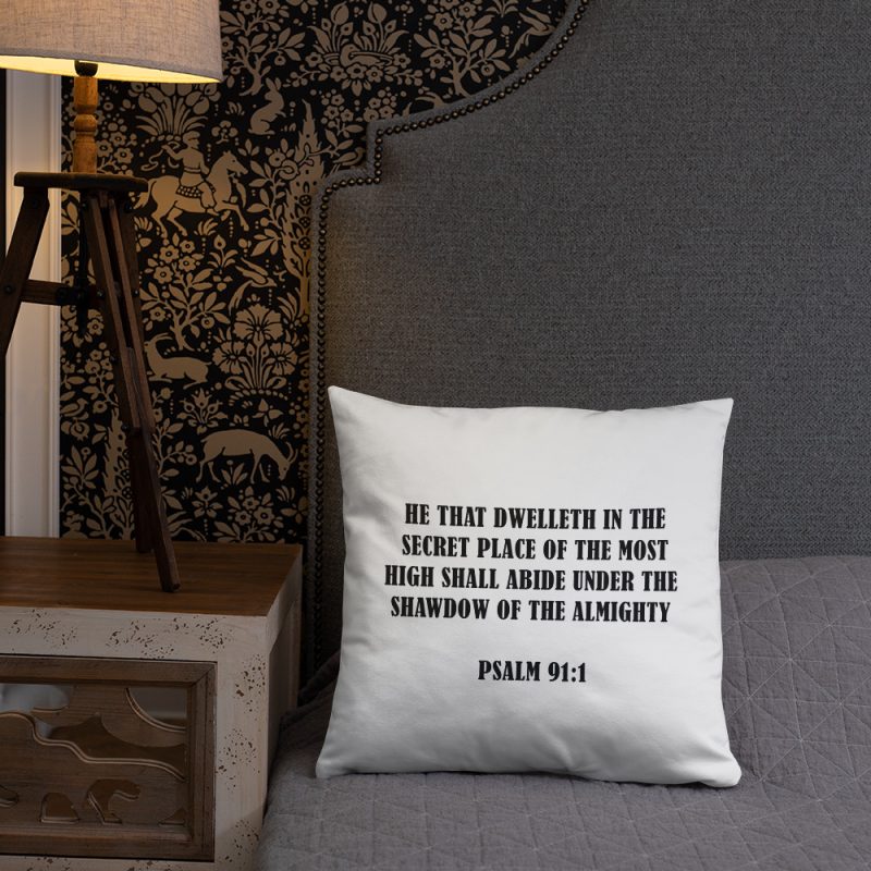 Bible Verse  Basic Pillow - Image 2