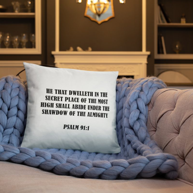 Bible Verse  Basic Pillow - Image 3