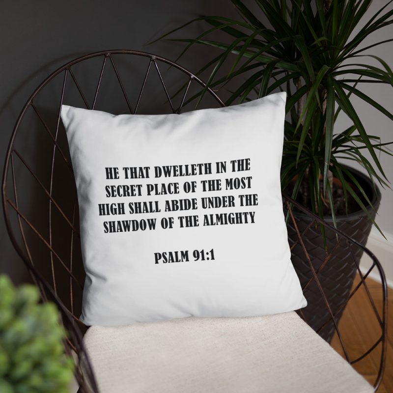 Bible Verse  Basic Pillow - Image 4