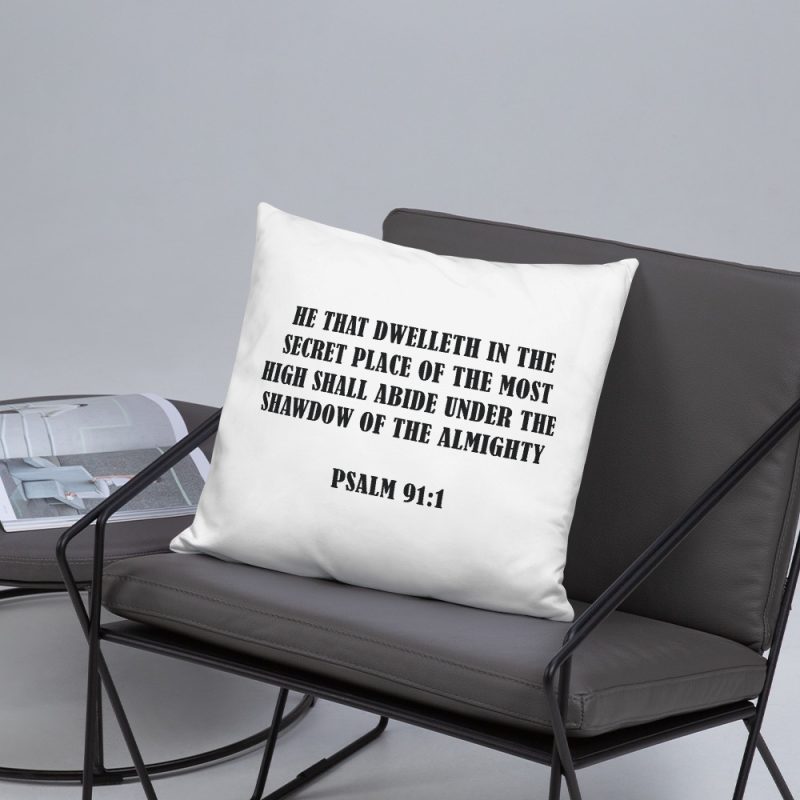 Bible Verse  Basic Pillow - Image 5