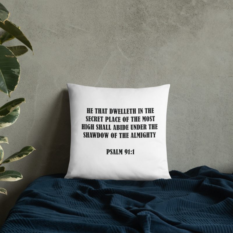 Bible Verse  Basic Pillow - Image 7