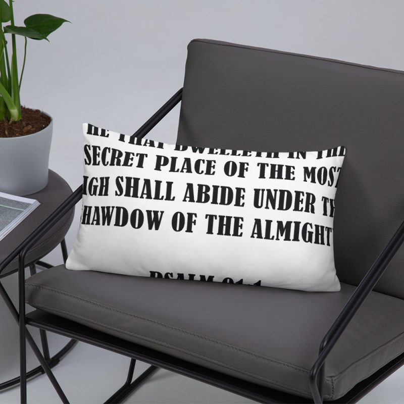 Bible Verse  Basic Pillow - Image 17