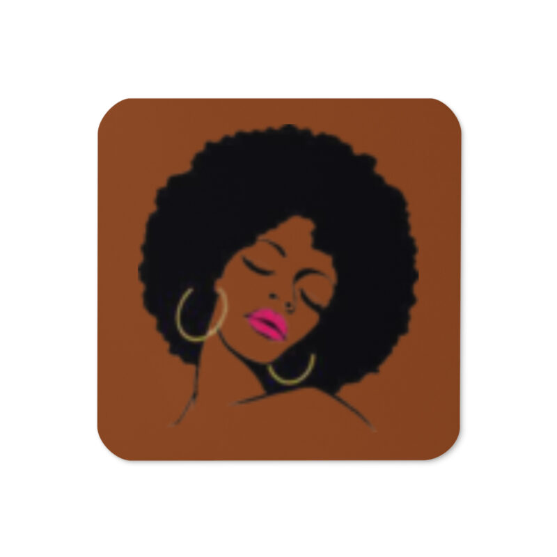 Lady Cork-back coaster