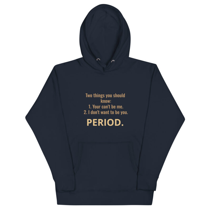 PERIOD THE END Unisex Hoodie - Image 4