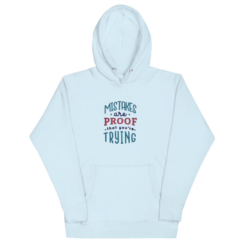 MISTAKES Unisex Hoodie - Image 8