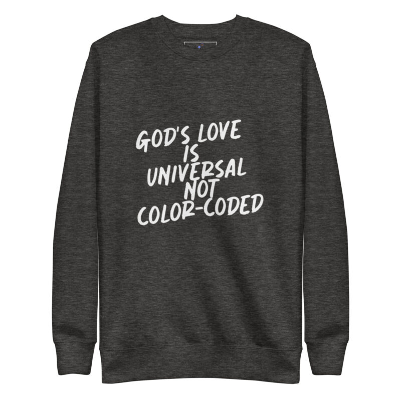 GOD'S LOVE Unisex Premium Sweatshirt - Image 6