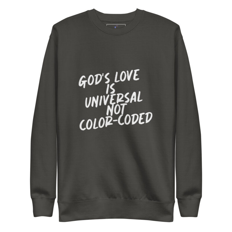 GOD'S LOVE Unisex Premium Sweatshirt - Image 10