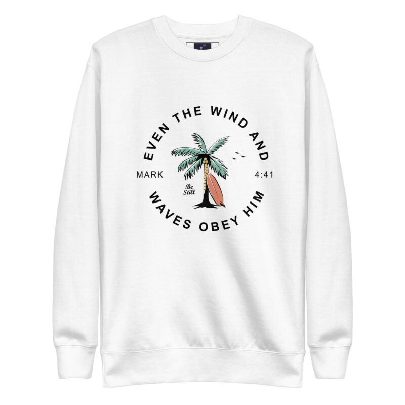 Mark 4:41 Unisex Premium Sweatshirt - Image 7