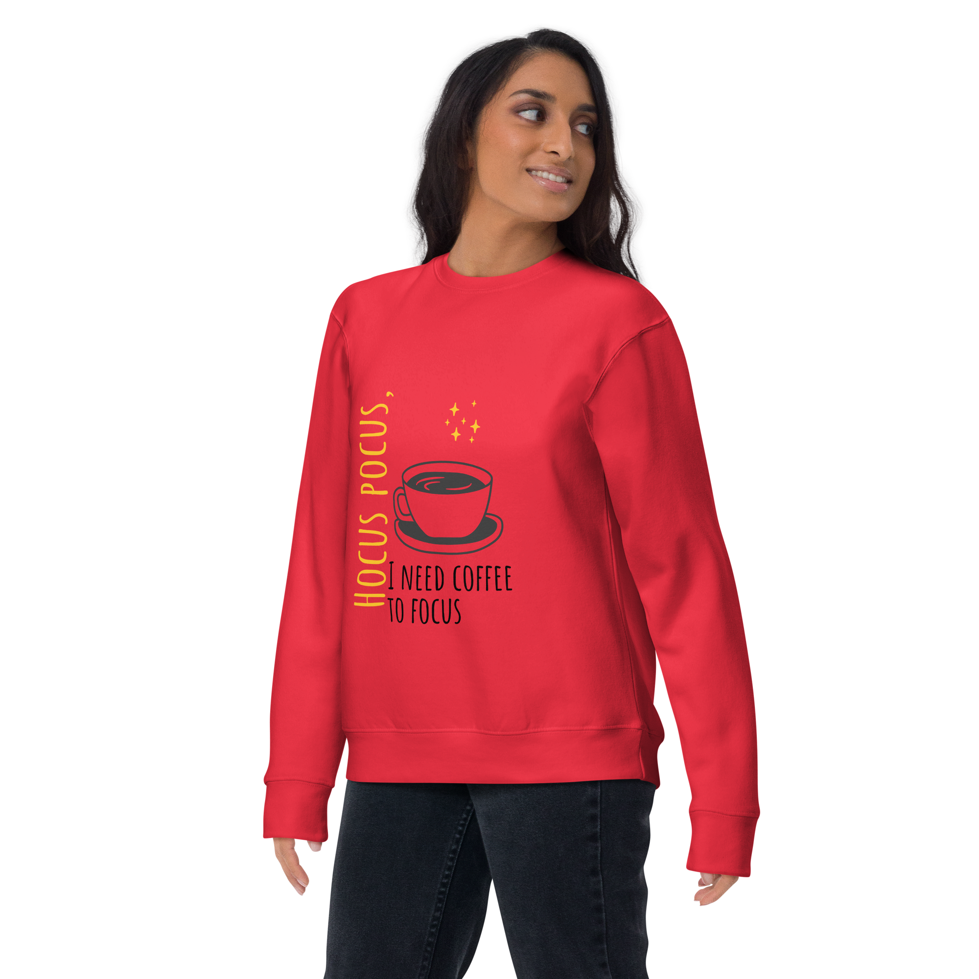 coffee woman mock