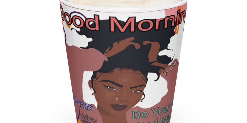GOOD MORNING Latte mug