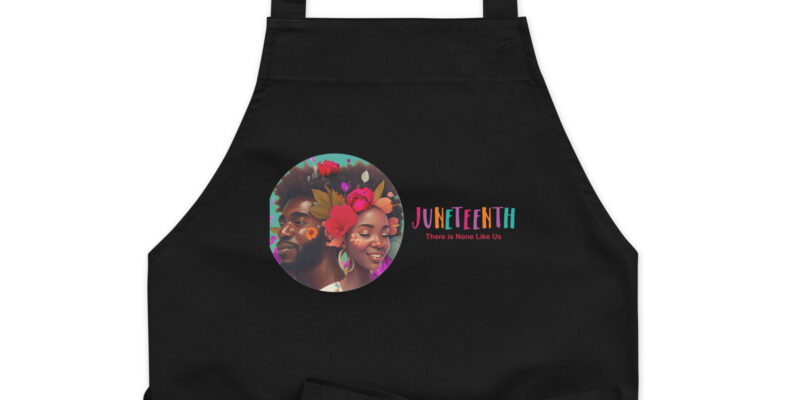 JUNETEENTH Couple Organic cotton apron