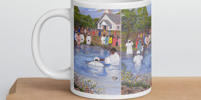 BAPTISM White glossy mug