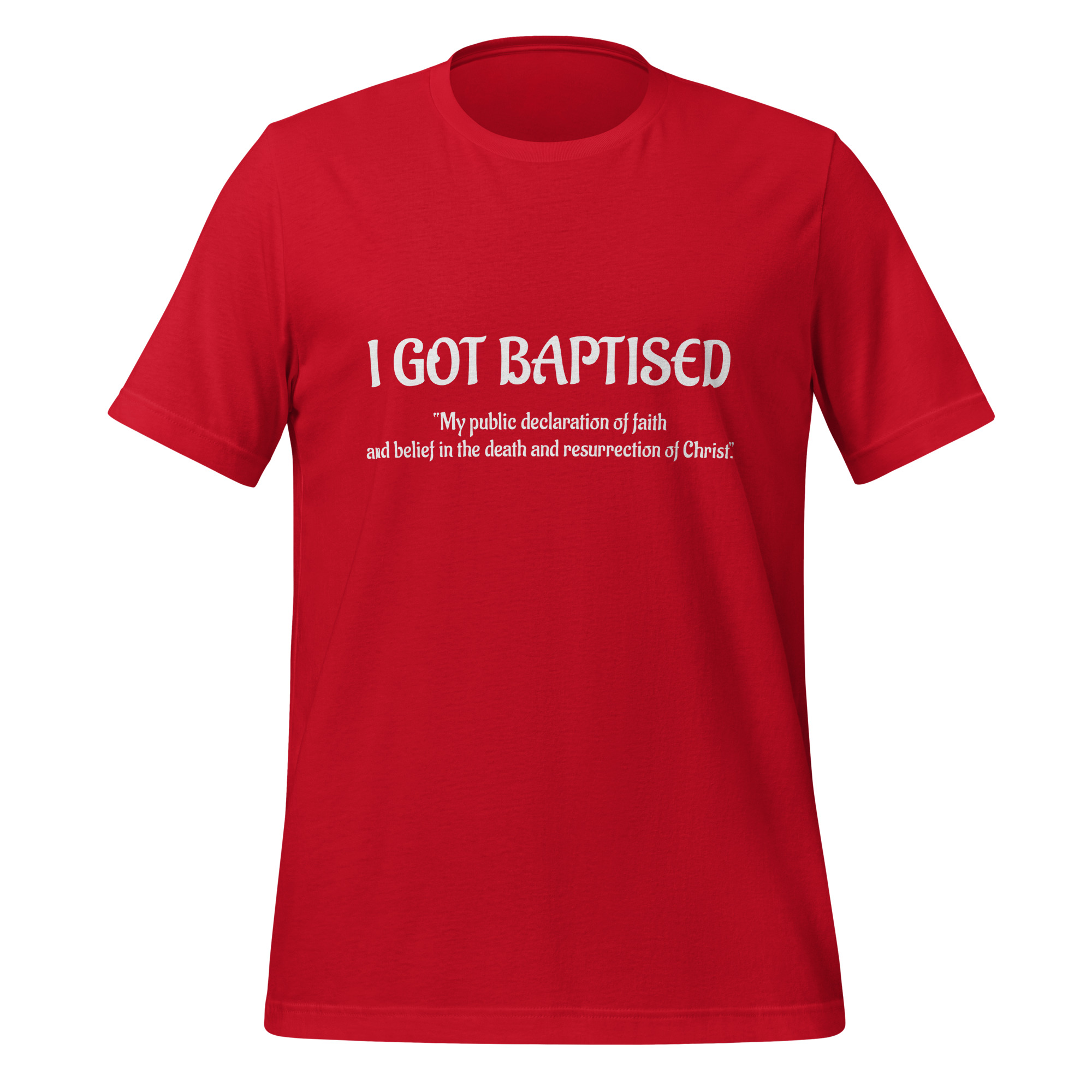 I GOT BAPTIZED