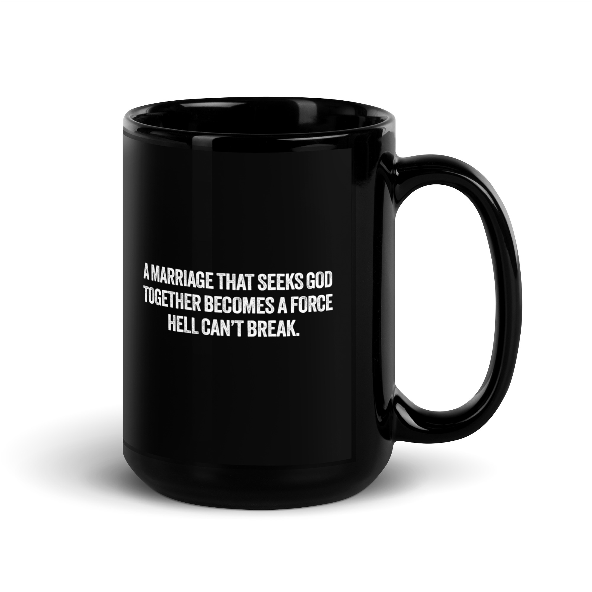 Marriage Black Glossy Mug
